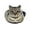 black E, variant on Drawstring Travel Organizer, Cosmetic Pouch - Cat Gift, Lay Flat Makeup Bag Gifts for Cat Lovers