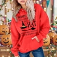 thumbnail image 1 of larppty Halloween Sweatshirt Boys and Girls Casual Long Sleeve Hoodies Cute Oversized Fleece Pocket Sweatshirt Tops (Red,12-13 Years), 1 of 6