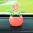 thumbnail image 4 of Automobile Ornament, Cartoon Car Interior Decoration, Solar-powered Swinging Sunflower Plastic Decorative Item, 4 of 4