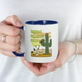 thumbnail image 3 of CafePress - Cactus Home Large Mug - 11 oz Ceramic Mug - Novelty Coffee Tea Cup, 3 of 3