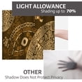 thumbnail image 6 of LALILO Kitchen Curtain Valance Universe Calendar Rod Pocket Window Curtain 52"x 18" Set of 2, 6 of 6