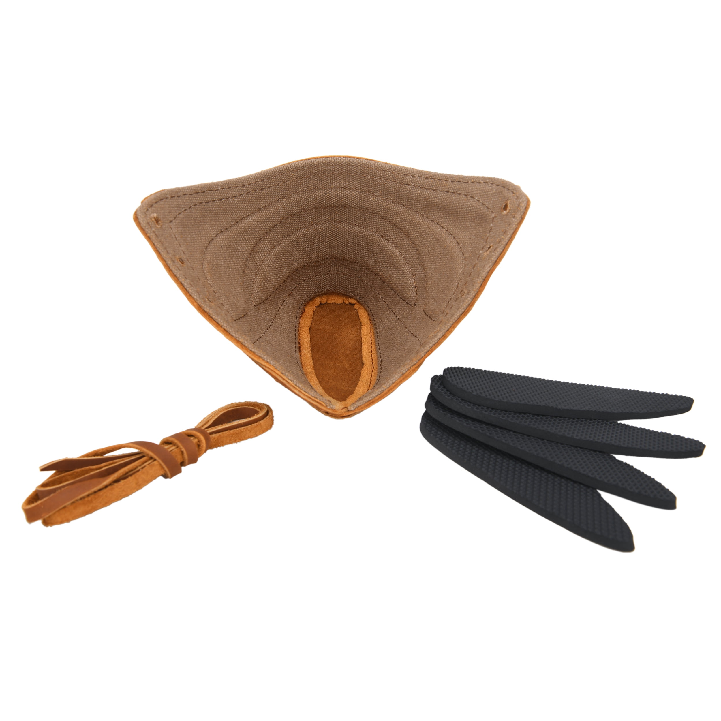 WAYNE'S DOG Slip on Recoil Pads for Rifles Shotguns, Adjustable Leather & Canvas Gun Buttstock Extension Pad