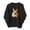 Black, variant on HOMBOM Halloween Fall Sweatshirts for Women Crewneck Army Green Long Sleeve Hoodless Cozy Pullover for Women Essentials Vintage Tops,S