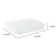 thumbnail image 6 of HEVIRGO Clear Food Storage Box with Lid PP Seafood Fish Refrigerator Organizer Kitchen Tools Clear PE PP, 6 of 8