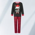 thumbnail image 4 of 2 Piece Matching Set Letter Printed Patchwork  Homewear Suits (Black S Men ), 4 of 8
