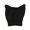 Black, variant on Top Headwear Cute Adventure Ears Rib Knit Beanie - Olive Green