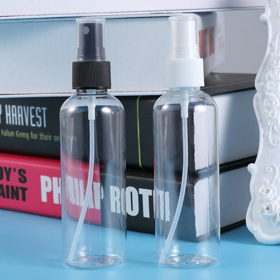 WRISTBIQUE Portable Spray Bottles Small Spray Bottle Plastic 4pcs Transparent for Travel Use