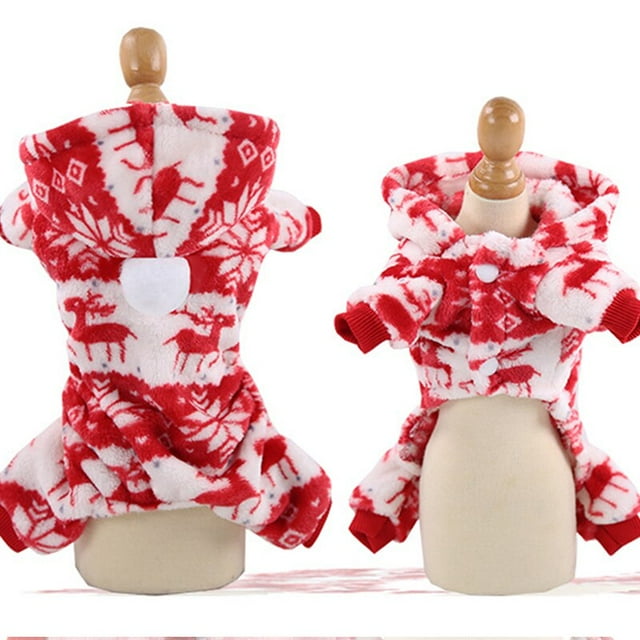 Combinaisons Chaudes et Douces pour Chiens Pyjamas en Polaire pour Chiens Manteau Veste Chihuahua Yorkshire Ropa Perro