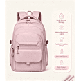 thumbnail image 3 of KEVCHE School Backpack 15.6 Inch Laptop Bookbag，Large Lightweight Spacious Design with Multiple Pockets and Cute Color，Durable Versatile School Backpack for Daily Travel Outdoor Gifts, 3 of 7