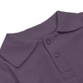 thumbnail image 3 of WRKEKC Baby Boy Rompers Short Sleeve Turndown Collar Solid Color Snap Button Bodysuit for Infants 0-24 Months, 3 of 5