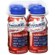 Ensure Complete Nutrition Shake Stawberry, 32 FL OZ (Pack of 4)