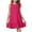 Hot Pink, variant on Mgmyaa Girls Tank Dresses Summer Sleeveless Swing Midi Dress Crew Neck Casual Beach Dress for 5-15 Years