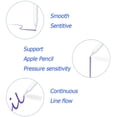 thumbnail image 4 of Replacement Tips Compatible with Apple Pencil, 4-Pack iPencil Tip Extra Nibs Sensitive Stylus Pencil Nib Spare Tip, 4 of 4