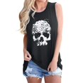 thumbnail image 1 of Camiseta Sin Mangas Para Mujer Sin Mangas Cami Tops Casual Cuello Redondo Estampado Chaleco Odeerbi ODB158695, 1 of 5