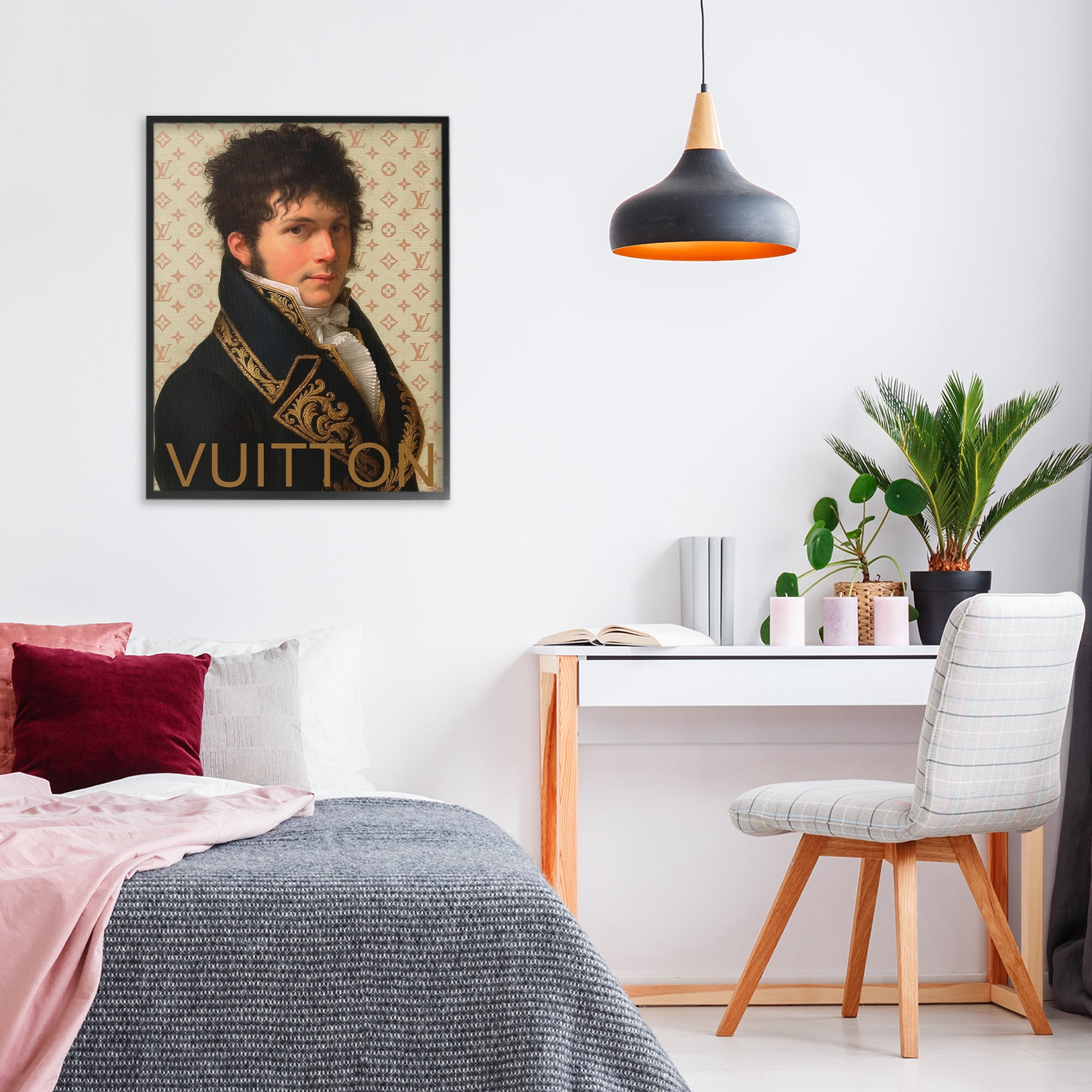 Stupell Industries Glam Gentleman In Spring Black Framed Giclee Art, design by Grotto Studios