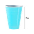 thumbnail image 3 of Hefty Sky Blue Disposable Party On Plastic Cups, 18 oz, 50 Count, 3 of 5