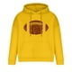 thumbnail image 4 of Sudadera con capucha para hombre, estilo casual, con cuello redondo, estampado, manga larga, blusa de poliéster, 4 of 6