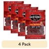 (4 pack) Jack Link’s Beef Jerky, Spicy Red Pepper, Made with 100% Beef, 10g of Protein per Serving, 5 Ounce, Resealable Bag