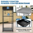 thumbnail image 7 of Quality Standing Police Gear Rack, Rust - Proof, Powder - Coated Iron Frame, for Police Office, Storage Room & Home, 7 of 7