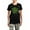 With Gray Camo Pant, variant on CafePress - Lucky St. Patty's Day Shamrock Women's Dark Pajama - Women's Short Sleeve Print T-Shirt and Pants Dark Cotton Pajama Set