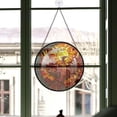 thumbnail image 3 of Customized Phoenix Suncatcher Stained Glass, Phoenix Gifts for Women for Window Hanging, Phoenix American Glass Hanging npkA86, 3 of 5