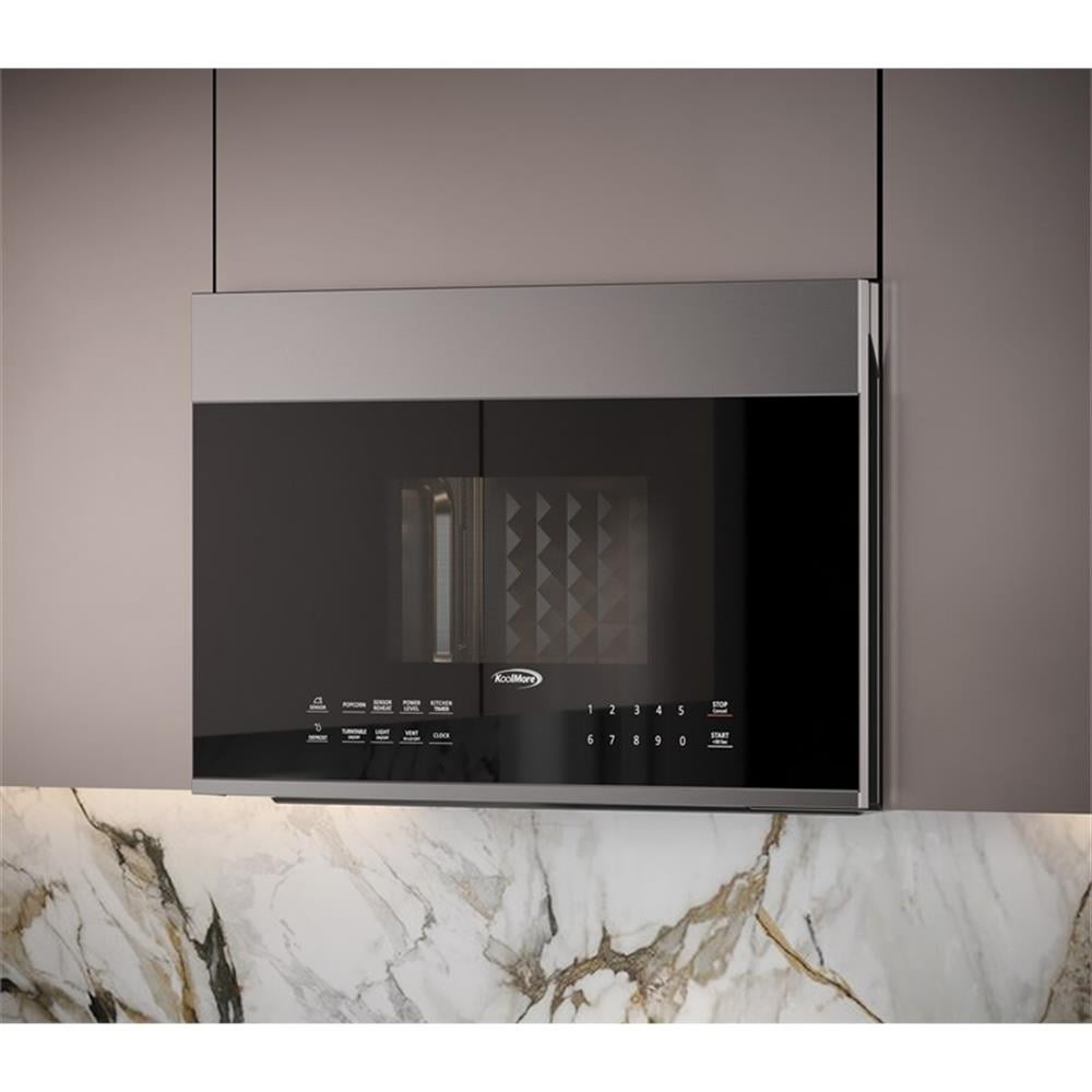 Pemberly Row 1.3 cu. ft. Over the Range Steel Microwave with 300 CFM Fan