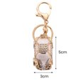 thumbnail image 2 of LYMAYTER Compact Keychain For BackpackKeychain - Creative Car, Rhinestone - Inlaid, 2 of 8