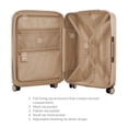 thumbnail image 2 of iFLY Roam 28" Large Expandable Hardside Spinner Checked Luggage, Sand, 2 of 8