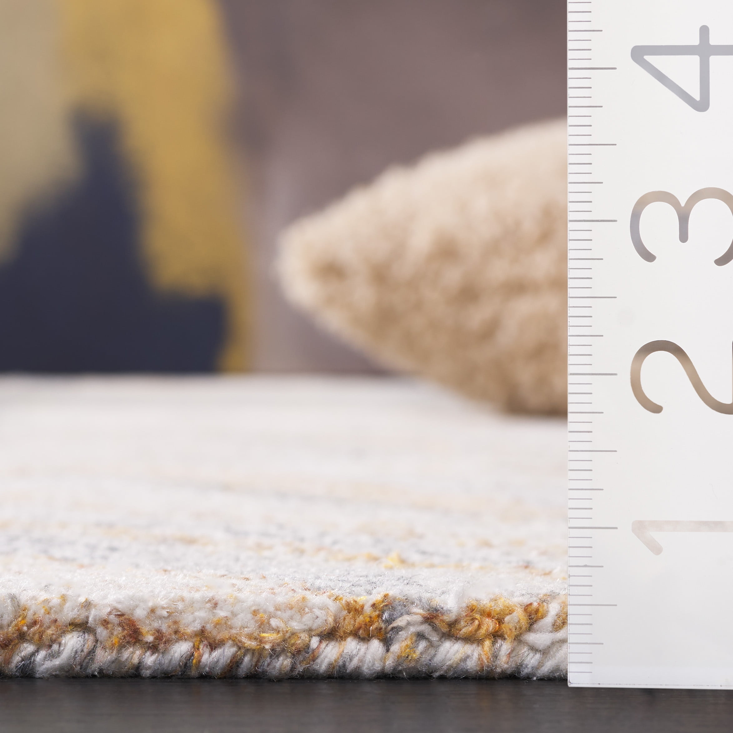 SAFAVIEH Abstract Tyler Geometric Area Rug, Gray/Rust, 5' x 8'