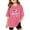 shirts 39#Hot Pink, variant on WAYUTE 250th Anniversary Girls Shirts Short Sleeve Graphic Tee for Kids Youth Celebrations Versatile Casual Outdoor