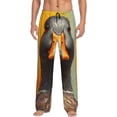 thumbnail image 1 of Balery Colorful Painted Duck Pantalones de pijama para hombre, pijama ultraligero, pantalón de descanso-XX-Large, 1 of 6