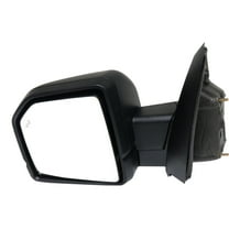 MIRROR Compatible with 2015-2018 Ford F-150 Left Driver Heated Power Glass Folding In-housing Signal Light With memory Paintable