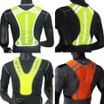 thumbnail image 4 of Reflective Running Vest Gear with Pocket, Safety Reflective Vest for Night Cycling Walking Bicycle Jogging, 4 of 8