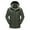 Olive Green, variant on Herrnalise Outdoor Warm Clothing Heated For Riding Skiing Fishing Charging Via Heated Coat Black