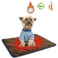 thumbnail image 1 of Almohadilla térmica para mascotas, manta autocalentable para gatos y perros, autocalentable, lavable, alfombrilla térmica para interiores con apagado automático, 1 of 6