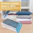 thumbnail image 2 of XINQIHANG Vacuum Storage Bags, 10 Medium Space Saver Bags Vacuum Seal Bags with Pump, Space Bags, Vacuum Sealer Bags for Clothes, Comforters, Blankets, Bedding, 2 of 7