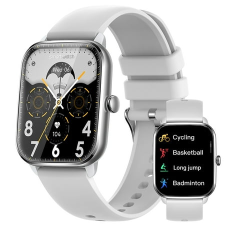 VOPOCO Smartwatch for Men/Women (Answer/Make Calls), 1.9'' Large HD Screen Business Smart Watch, Waterproof Fitness Tracker Watch for Android and iOS