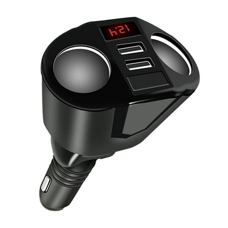USB Car Charger, EEEkit Dual Cigarette Charger Splitter Socket Compatible for iPhone 11/11 Pro X, 8 7 Samsung Galaxy S9, S8, iPad, Tablet, GPS Dash Cam Radar