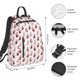 thumbnail image 2 of Disketp Red Bloody Scary Hands2 Mochila Ligera e Impermeable, Mochila de Día Resistente para Viajes, Senderismo y Uso Diario para Hombre y Mujer, 2 of 7