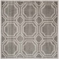 thumbnail image 1 of Safavieh Amherst Grey Indoor Outdoor Rug - Square 7', 1 of 5