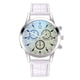 thumbnail image 1 of Reloj de cuarzo para hombre con correa de acero y tres ojos de cristal azul claro colorido, reloj de regalo para hombre, 1 of 6