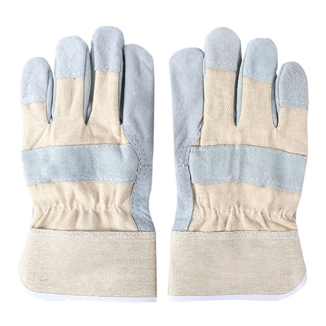 Guantes De Trabajo, Guantes De Soldadura Con Aislamiento Térmico De Piel De Vaca Para Procesamiento De Hardware