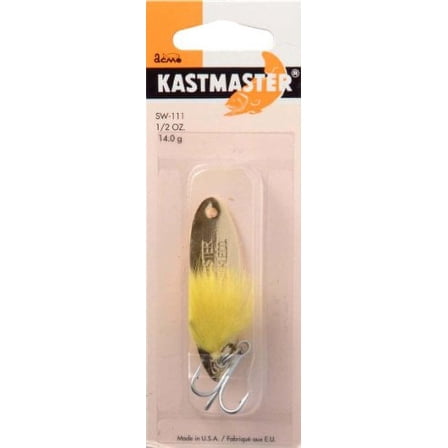 Acme Tackle Fishing Spoon, Chrome, Kastmaster, 1/2oz, 1pk