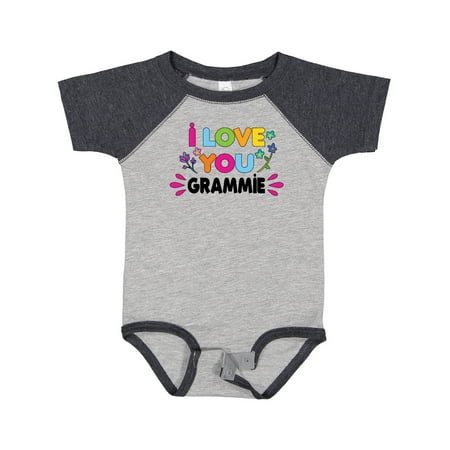

Inktastic I Love You Grammie with Flowers Gift Baby Girl Bodysuit