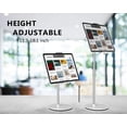 thumbnail image 2 of Support et Support pour Tablette Surface Pro, CPDD Support Réglable en Hauteur, Multi-Angle Réglable, Support en Alliage d'Aluminium pour Écran 4.7 Pieds'- 13 Pieds' iPad Pro, Mini, Air, Surface Pro(Blanc) Blanc, 2 of 6