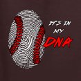 thumbnail image 3 of Wild Bobby, Baseball Fingerprint It's In My DNA, Sports, Women Tri-Blend Racerback Tank Top, Brown, Small, 3 of 5