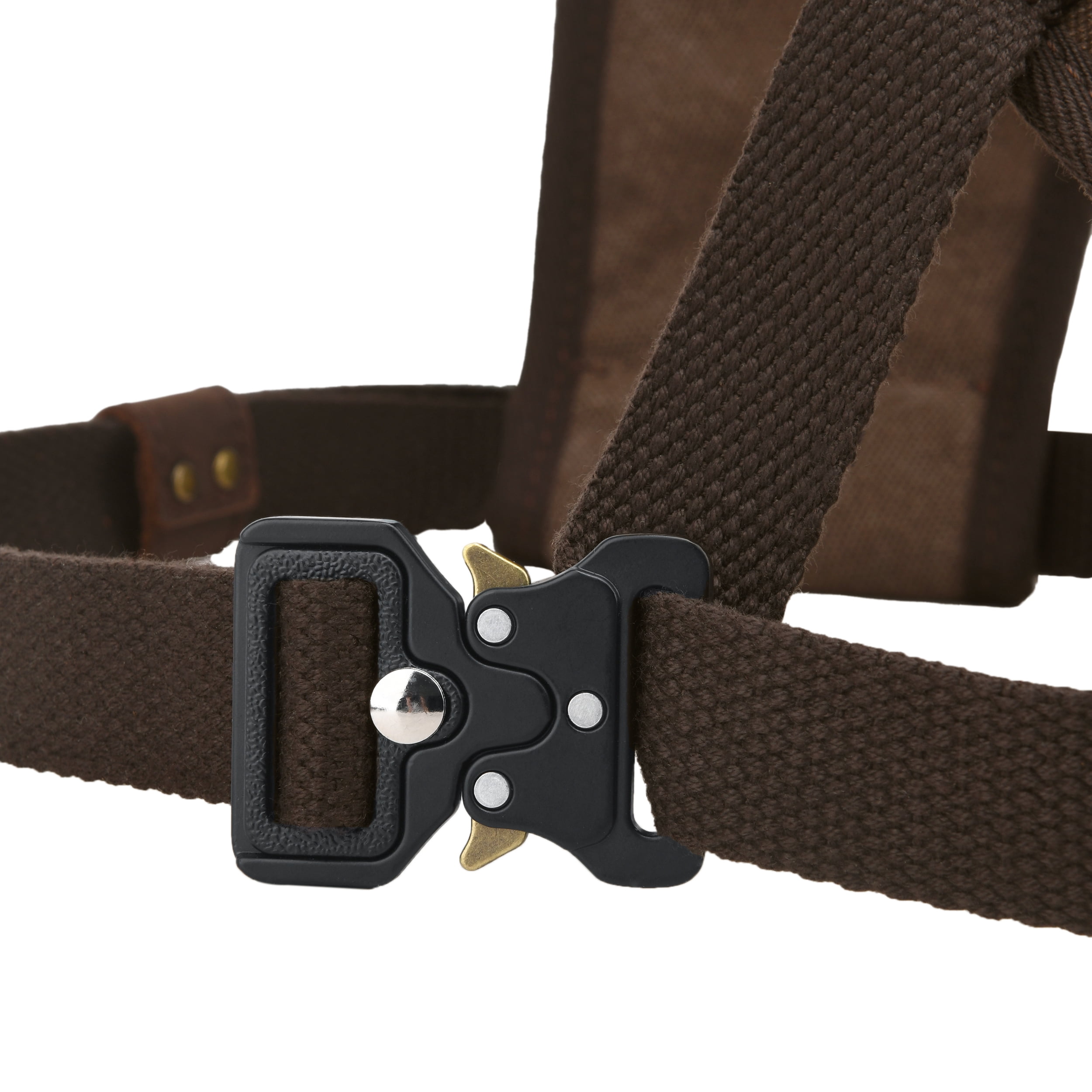 Vintage Canvas Leather Shooting Left Shoulder Recoil Pad , Shoulder Shield Protection for Left Chest