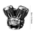 thumbnail image 2 of TIEVOSA V Twin Engine Jar Tool ModeLED After The Classic 45° V Twin Engine Turning Every Into A Mini Engine Start, 2 of 5