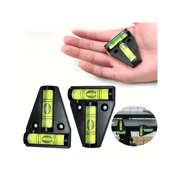 1pc RV T Level Cross Check Trailer Leveling Bubble Spirit Levels For RV Travel Trailers Camper Motorhome Camera Tripods Machines Furniture 1pc Black