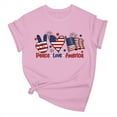 thumbnail image 6 of HEILAU 4th of July Shirts for Women Plus Size Independence Day American Flag Graphic Tees Patriotic :Premium Cotton Crewneck USA Short Sleeve T Shirt Summer Tops, 6 of 7